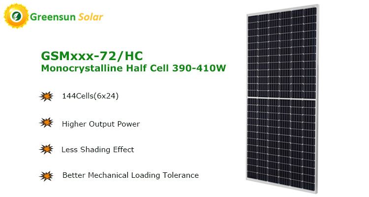 144cells half-cut solar panels 400w
