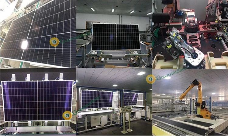 half cut cell solar panel production