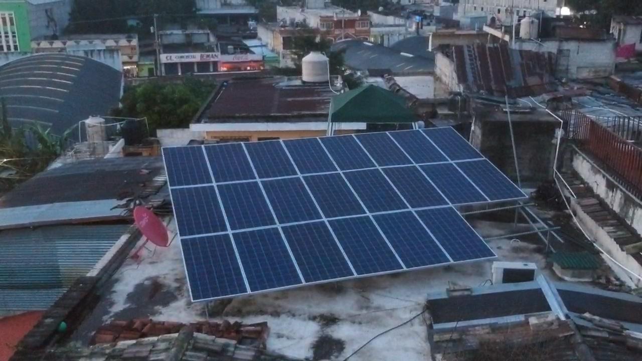 8kw On Grid Solar Energy Systems Project on Roof Home Use 