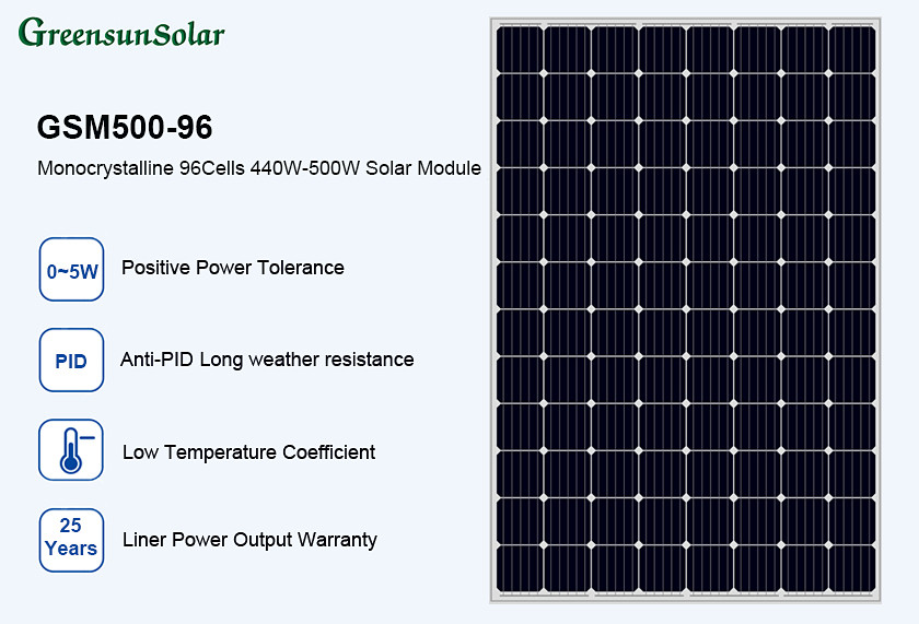 500 watt solar panel