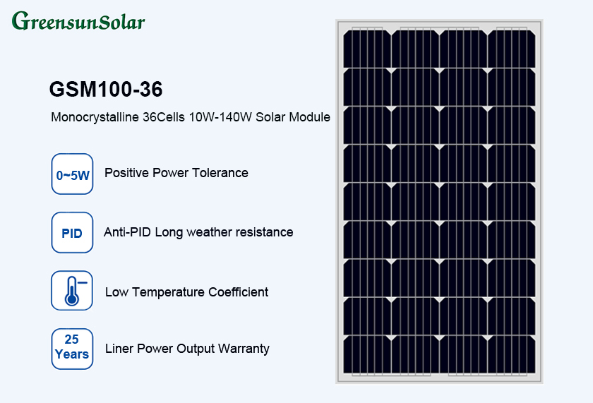 100w solar panel