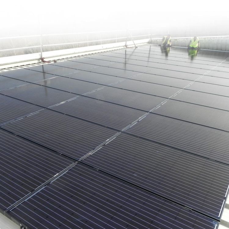 Full Black solar panel system projects