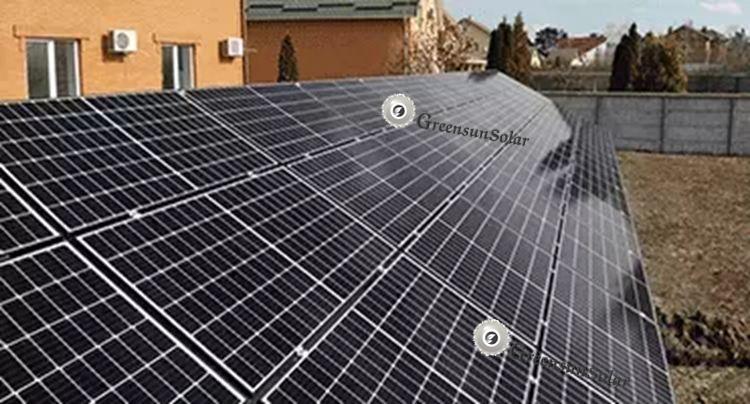 half cut solar panel solar system