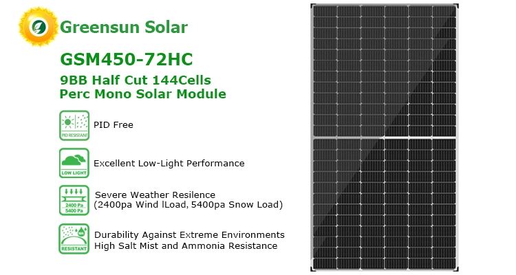 450w solar panel