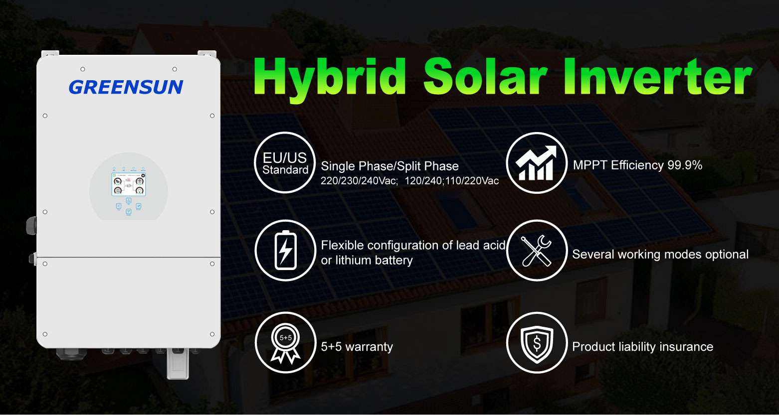 hybrid inverter 8kw