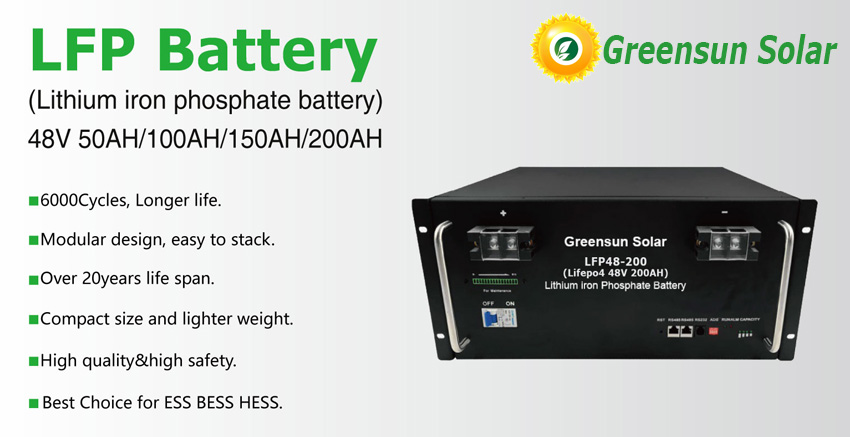 buy 48V 50AH Lifepo4 Battery 2400WH Storage Lithium Battery Pack