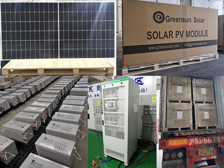 Microgrid system solar power