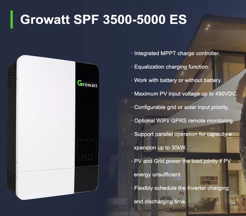 growatt 5000es solar inverter