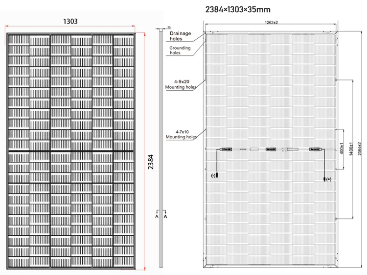 700w solar panel risen