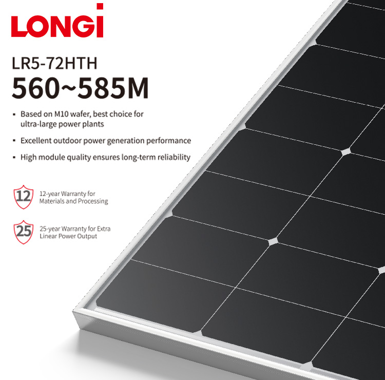 longi solar panel 580w