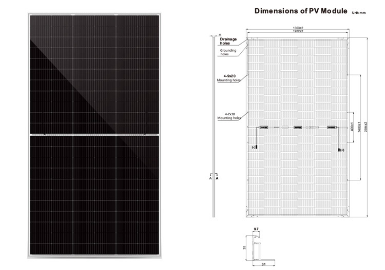 hjt solar panel 730w