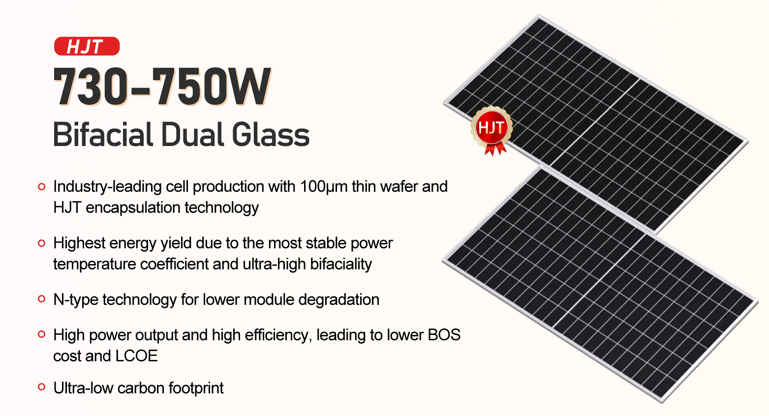 750w solar panel