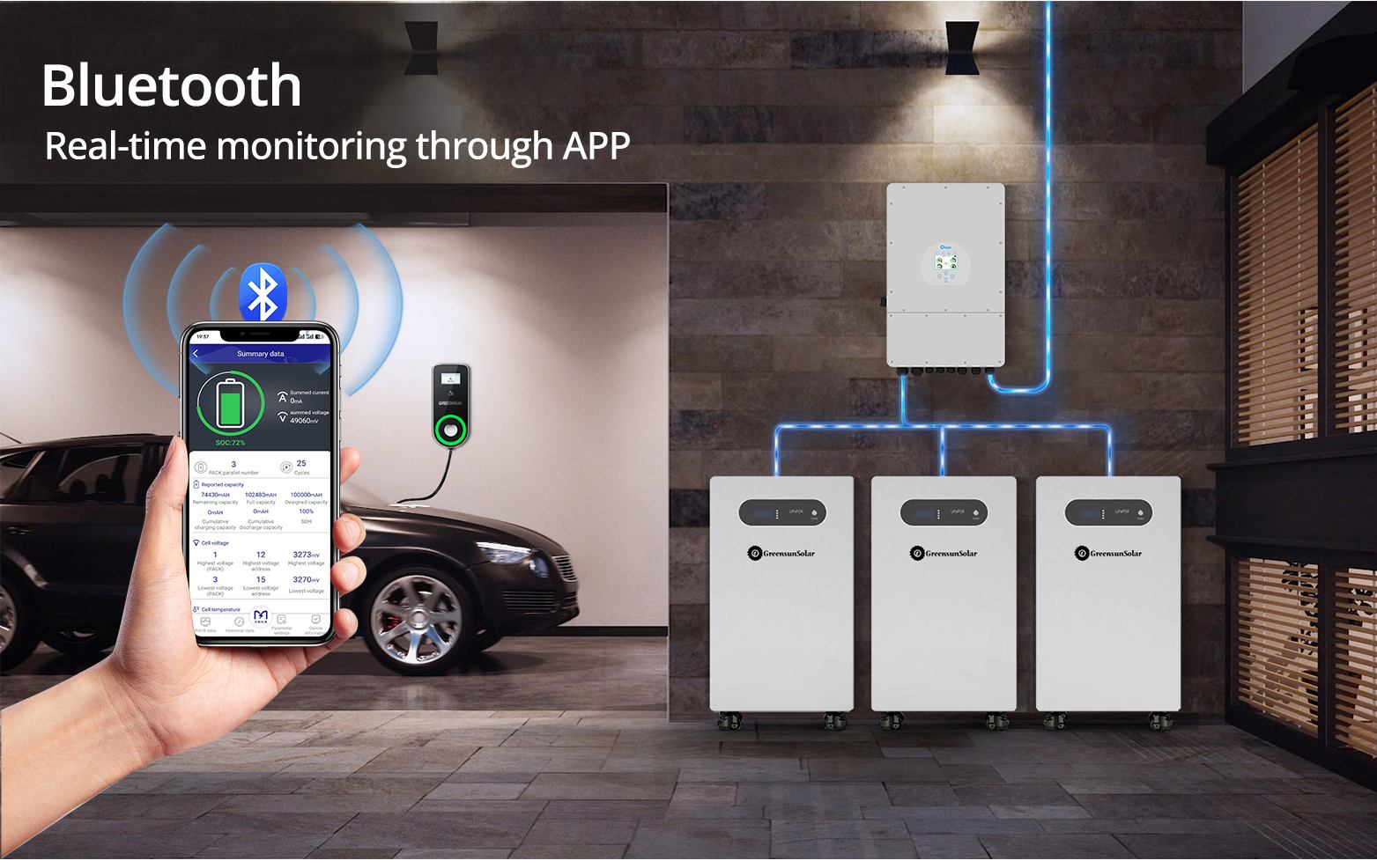 16kw lithium battery with bluetooth 16kw lithium battery with bluetooth
