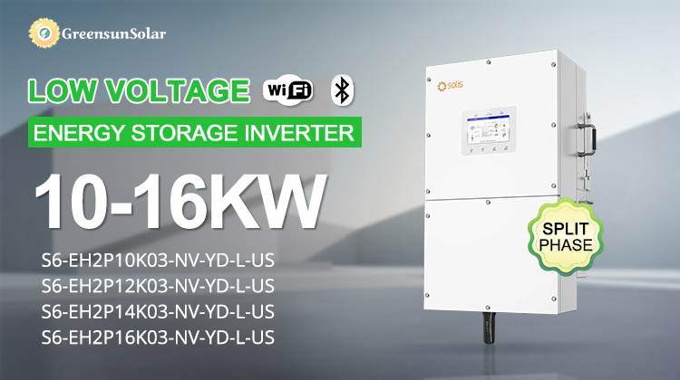 split phase hybrid solar inverter 16kw