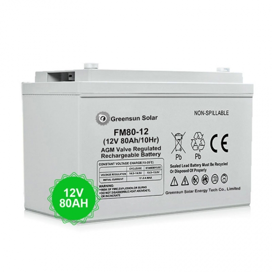 VOLTIC VDC80 Deep Cycle AGM 80Ah Batterie