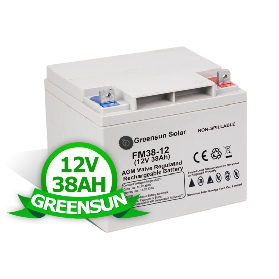 Batterie solaire AGM 12v 38Ah Prime - SOLAR KIT