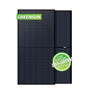 bifacial full black solar panel