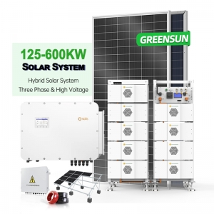 Hybrid Solar Eenrgy Storage System 125 KW Solar Power System 125KW 250KW 400KW 500KW 600KW Solar Panel System