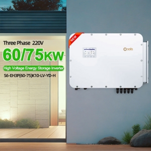 Solis 60KW 75KW three phase 220V hybrid inverter S6-EH3P(60-75)K10-LV-YD-H