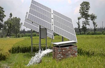 2HP DC Solar Powered Water Pumping System in Myanmar