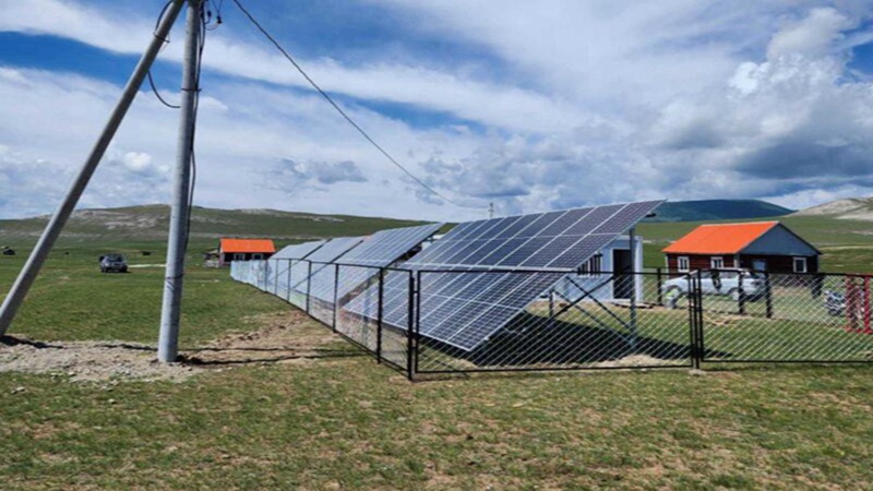 50KW Hybrid Solar System in Mongolia