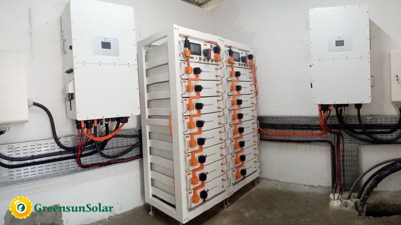 Greensun 150KW hybrid Solar Storage System