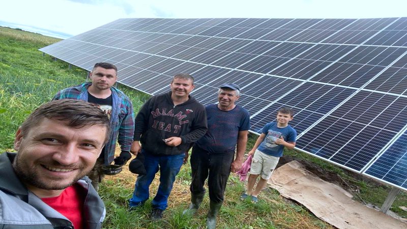 30KW Grid Tied Solar System In Ukraine