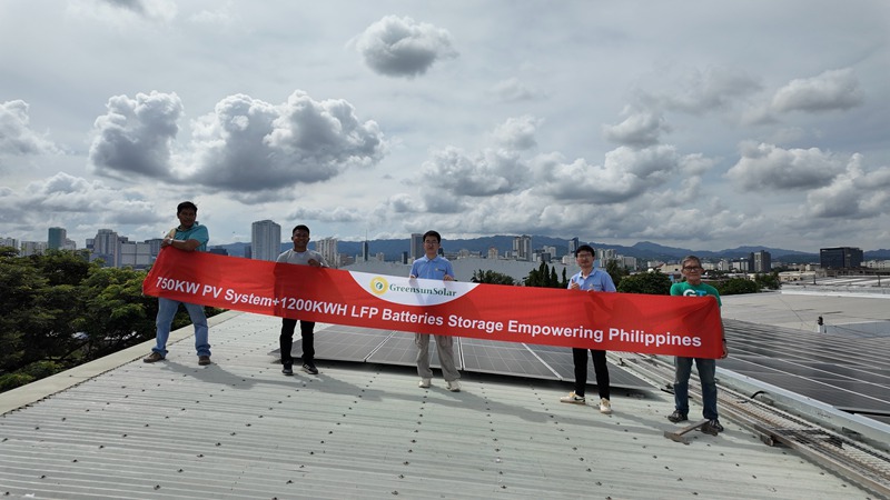 Philippines 1.2MWH Lithium Battery Storage System 