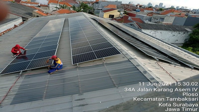 Indonesia 30KW Home Solar Energy Systems with Battery As Back Up